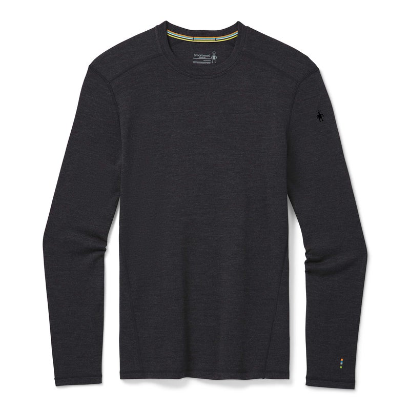 SmartWool Men's Classic Thermal Merino Base Layer Crew, Charcoal Heather, XX-Large - Image 1